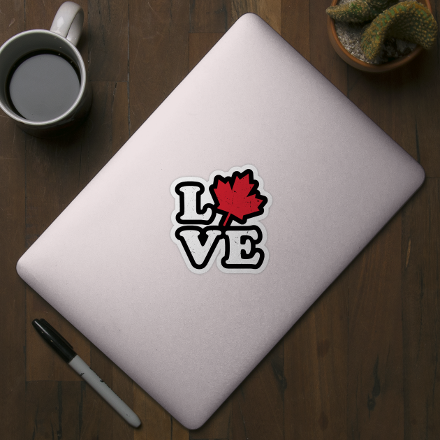 Love Canada Maple Leaf by The WYLD Tribe